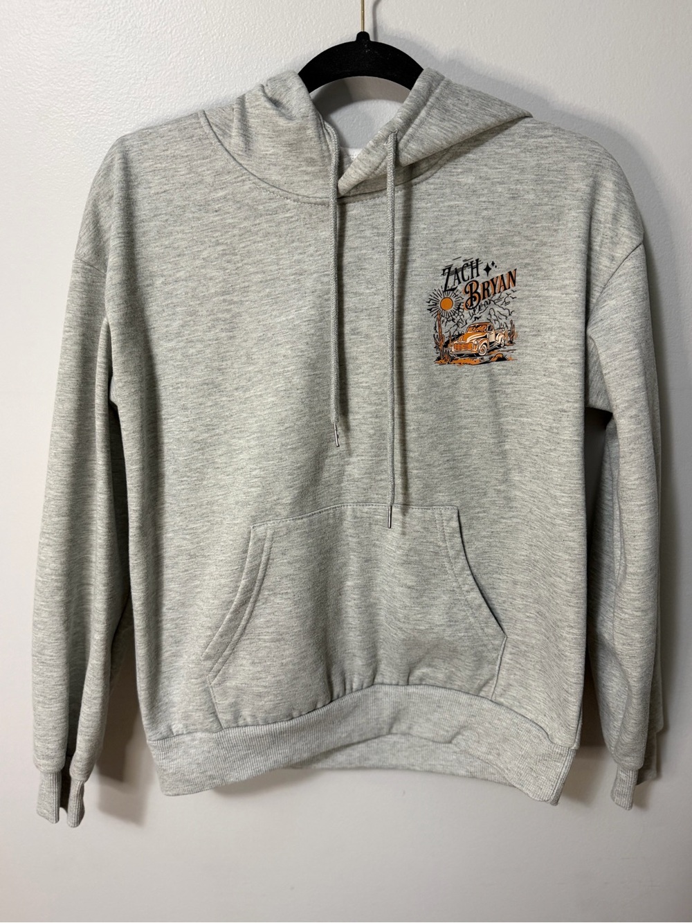 Zach Bryan Desert Truck Graphic Hoodie Western Country Sweatshirt